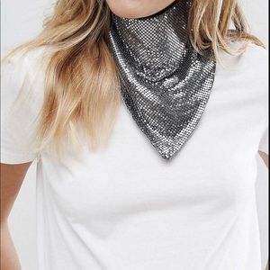 ASOS CHAINMAIL NECKERCHIEF ~ NWT~ SOLD OUT!